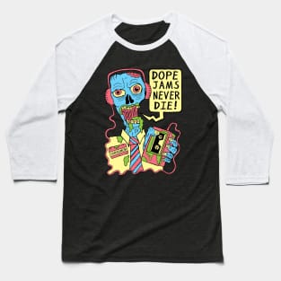 Dope Jams Zombie Baseball T-Shirt